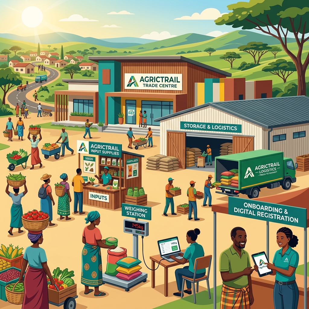 AgricTrail Trade Centre acting as aggregation and logistics hub